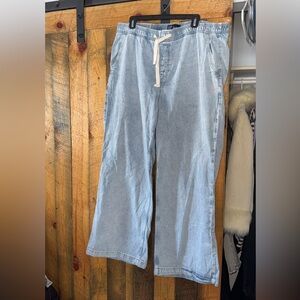 Light Blue Denim Joggers
